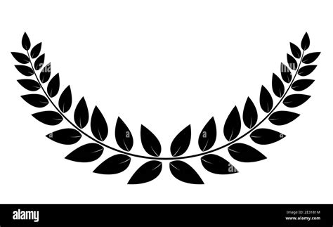 Laurel Wreath Black And White Stock Photos And Images Alamy
