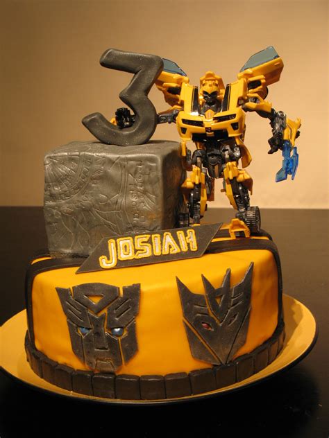 Bake Me A Kake Transformers Bumblebee Cake