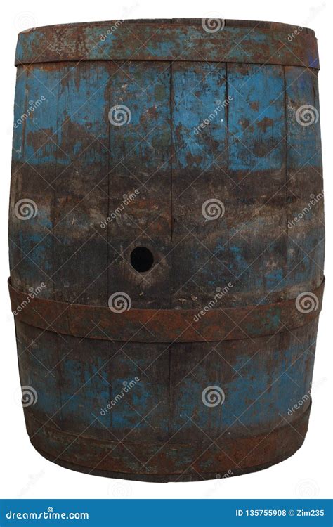 Old Rusty Wooden Barrel Stock Photo Image Of Antique 135755908