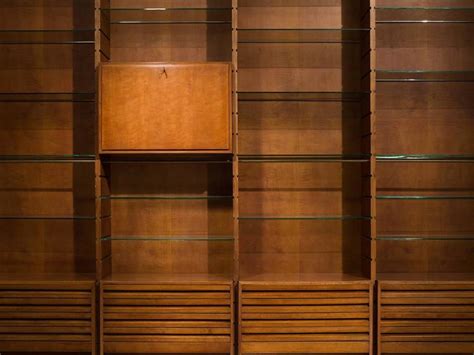 Studio Bbpr Large Library In Italian Walnut For Sale At 1stdibs