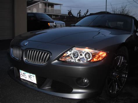 03-08 bmw z4 halo projector headlights for hid black 04
