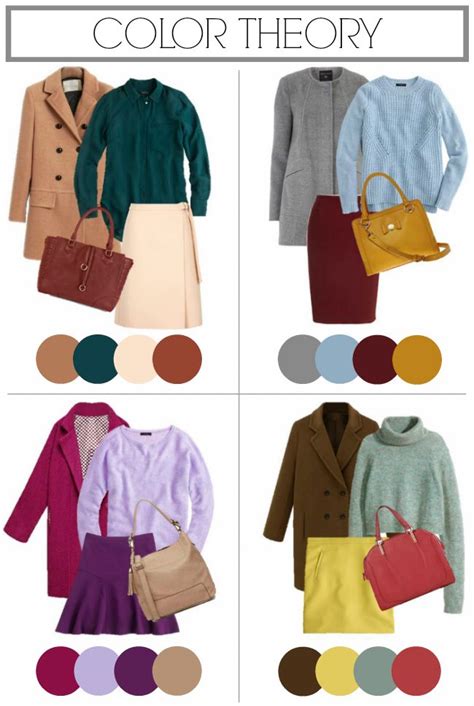 Fall Color Palette Pairings Mode Farbkombinationen Kleidung
