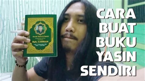 Cara membuat buku yasin - YouTube