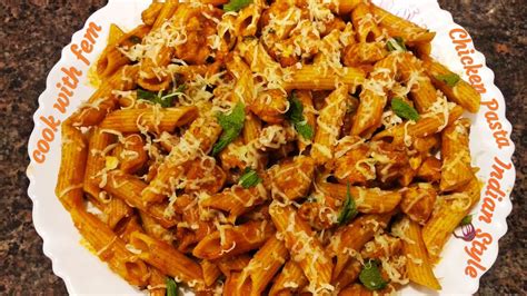 Indian Style Chicken Pasta | Chicken Pasta Recipe | Simple ...