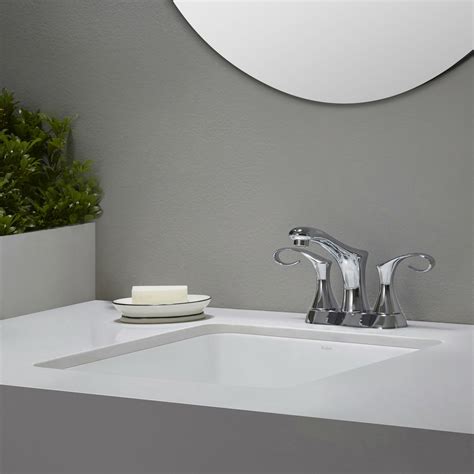 If you want your bathroom looks more luxury and modern of course. Elavo™ Ceramic Square Undermount Bathroom Sink with ...