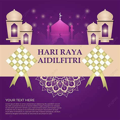 Selamat Hari Raya Aidilfitri Creative Background Background Islamic