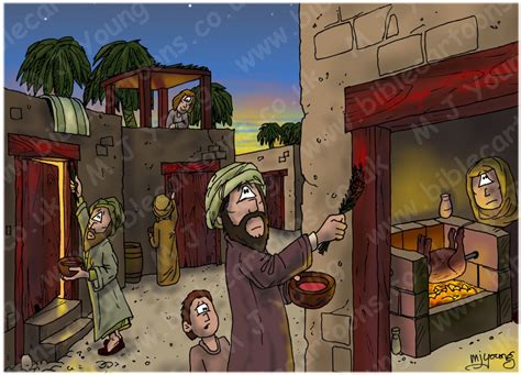 Bible Cartoons Exodus 12 The Ten Plagues Of Egypt The First Passover