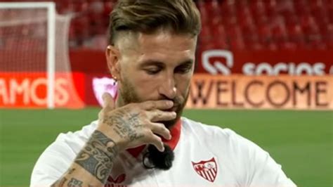 Sergio Ramos Breaks Down In Tears As He Recalls Grandfather Sobbing