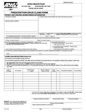 Associate members will be billed by the apwu for the $35 annual membership fee, except where exempt by law. Fillable Online apwu health plan policy number form Fax Email Print - pdfFiller