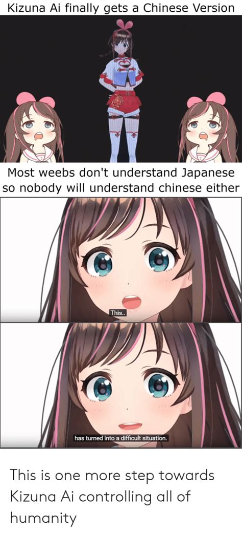 Kizuna Ai Finally Gets A Chinese Version Most Weebs Dont Understand