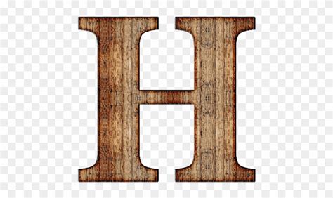 Free Collection Of 40 Printable Wooden Letters Letter H No Background