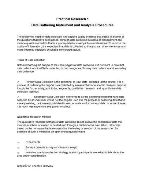 🏆 Data Gathering Procedure Sample Research Paper The Best Data