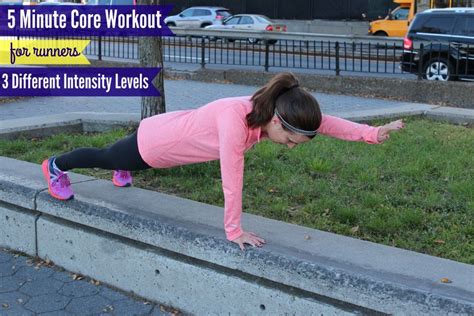 This Minute Core Workout Offers Three Different Intensity Levels Women S Running Core