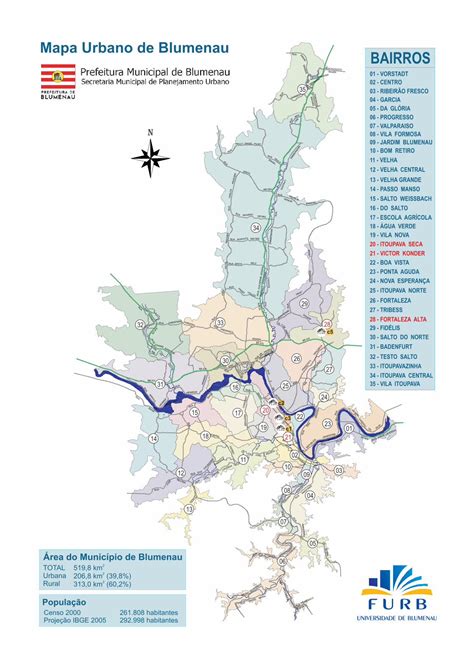 Pdf Mapa Dos Bairros De Blumenau Dokumentips