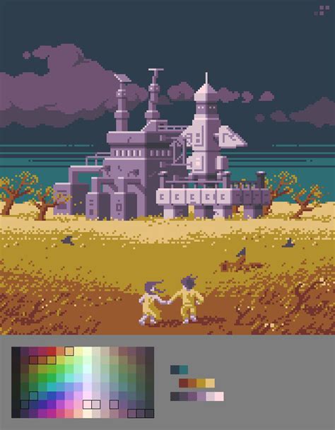 Pixelblog 1 Color Palettes — Slynyrd Pixel Art Games Pixel Art