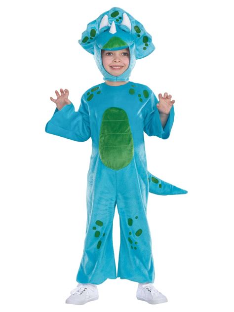 Toddler Boys Blue Lil Dino Costume Dinosaur Jumper And Hat 2t 4t