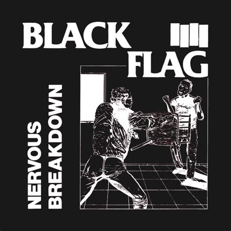 Black Flag Nervous Breakdown Black Flag Long Sleeve T Shirt