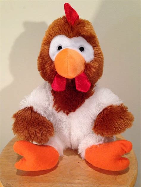 Large 15 Chicken Plush Stuffed Animal Toy Hen Rooster Farm Animal Ee