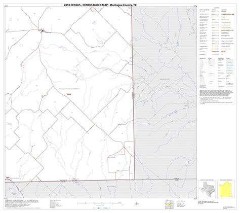 2010 Census County Block Map Montague County Block 18 The Portal To