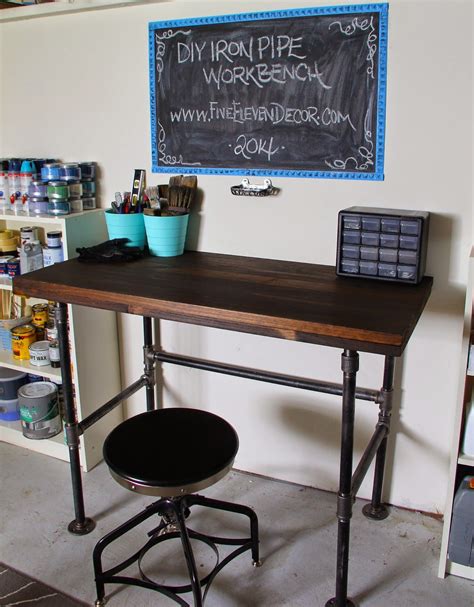 They are primarily used for natural or propane gas lines, so when you have to work on your gas line, it's essential that you know how to deal with black iron piping. FiveElevenDecor: DIY Black Iron Pipe Workbench ...