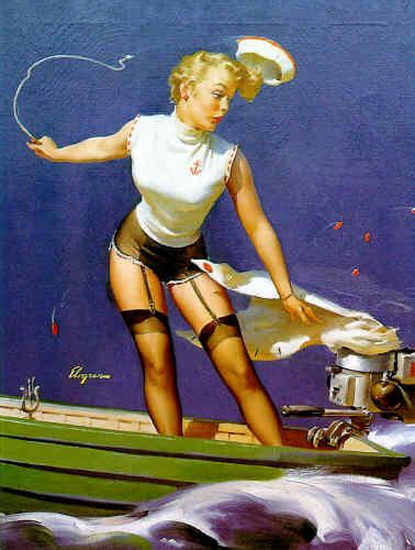 Beautiful Pin Up Paintings By Gil Elvgren Fine Art And You