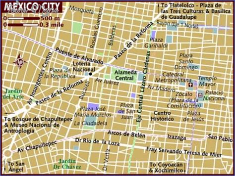 Mexico City Map