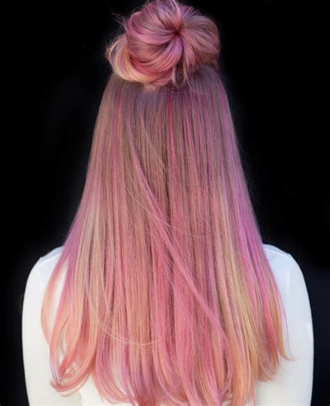 pink lemonade hair 🥤 hair styles hair trends hair color pastel