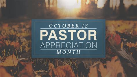Church Of The Nazarene Asia Pacific October Is Pastor Appreciation Month