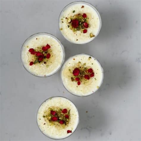 Stovetop Lebanese Rice Pudding Riz Bi Haleeb Alphafoodie