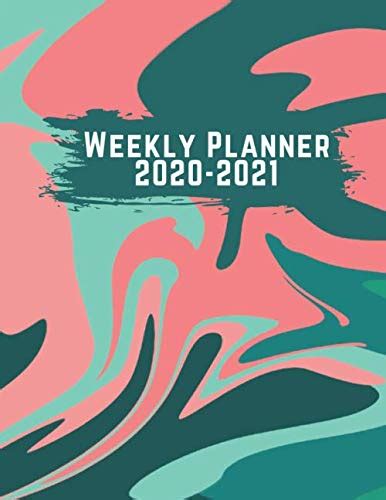 Weekly Planner 2020 2021 Cute 85x11 Notebook With To Do List Organizer July 2020 June 2021