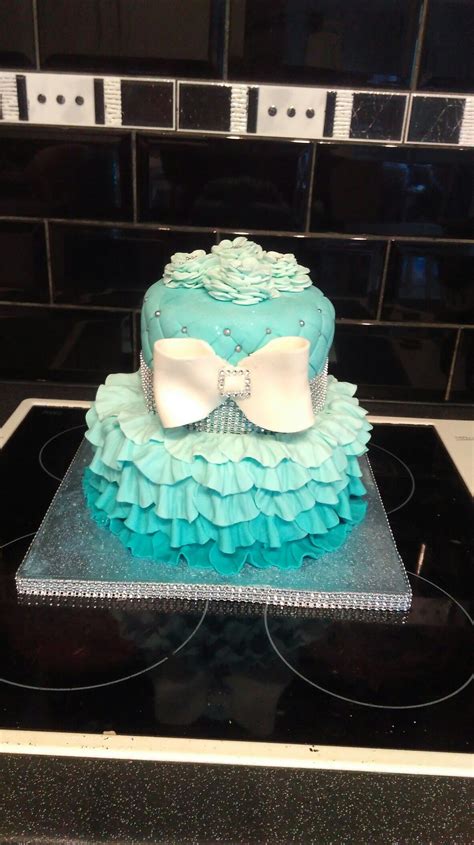 Ruffles And Bows Cake Bow Cakes How To Make Cake Ruffles Bows