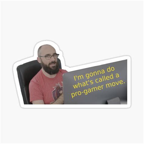 Pro Gamer Move Sticker For Sale By Theplanetsaturn Redbubble