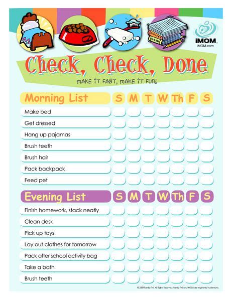 To Do List For Kids Task List Templates