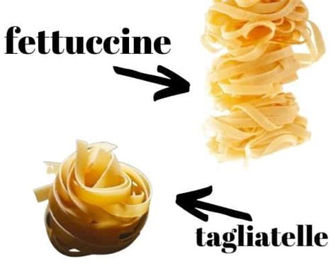 Fettuccine vs Tagliatelle (What's the difference?) - Food FAQ