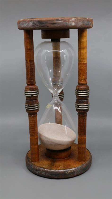 Lot Antique Hourglass