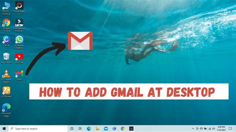 How To Create Gmail Shortcut On Laptop Or Pcgmail On Desktop Aoun