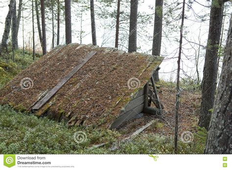 Wooden Shelter Stock Photo Image Of Landscape Lean 79743118
