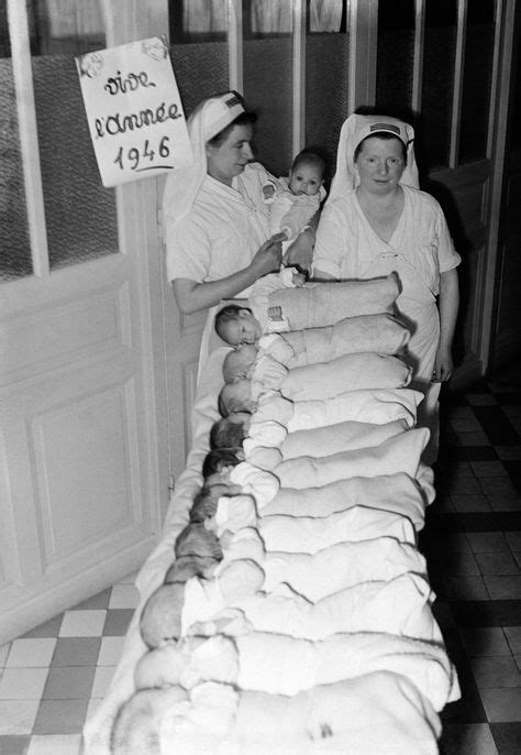Jan The First Babies Of The New Year In A Maternity Ward In Paris These Historical