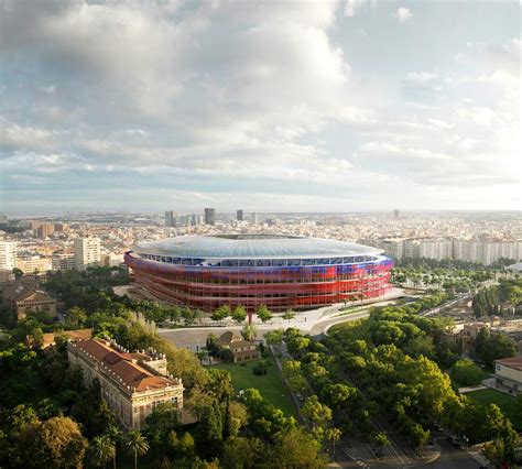 Nou Camp Nou Stadium Josep Garcia Villanueva Archinect