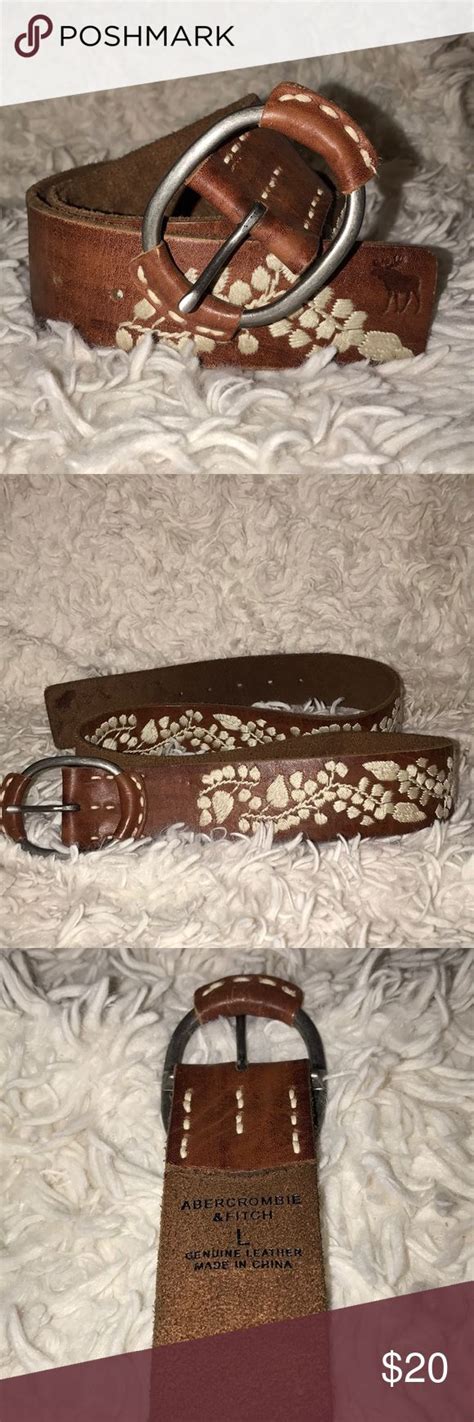 Abercrombie And Fitch Embroidered Belt