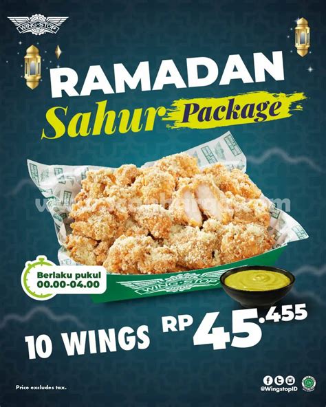 Promo Wingstop Paket Ramadan Sahur 10 Wings Hanya Rp 45rb Scanharga