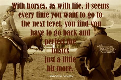 Inspirations Warwick Schiller Inspirational Horse Quotes Horse