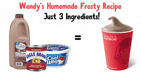 Wendys Homemade Frosty Recipe Chocolate Frosty Chocolate Oats