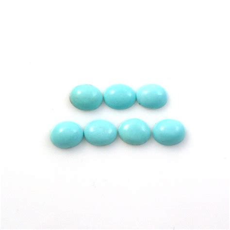 Natural Sky Blue Turquoise Cabochons Oval 9x7mm Sale By Best In Gems