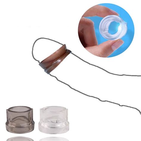 Silicone Foreskin Correction Ring Reusable Condom Penis Rings Glans