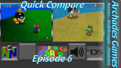 Super Mario 64 Nintendo 64 Vs Nintendo Ds Youtube