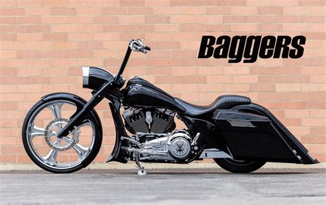 Custom Big Wheel Baggers Custombaggers Custom Baggers Custom Harleys