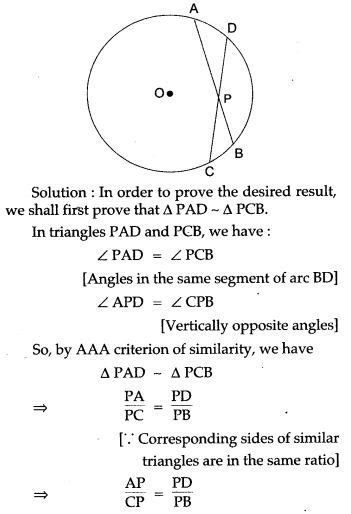 Icse Solutions For Class 10 Mathematics Circles A Plus Topper
