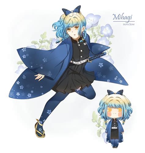 Kny Mihagi By Novclow On Deviantart Anime Warrior Girl Anime Oc