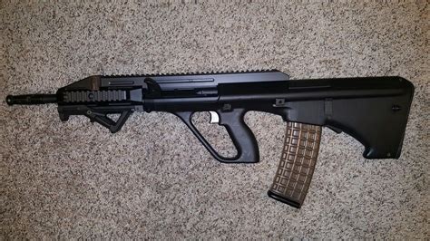 Steyr Aug A3 With 20 Barrel And Cqc Rail System Its A Work In